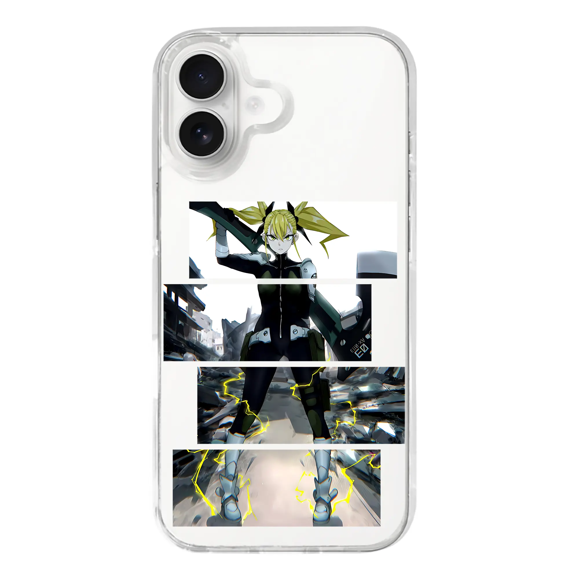 怪獣8号 グッズ,四ノ宮キコル - iPhone 17シリーズ 透明スマホケース – 薄型・耐衝撃・精密フィット保護カバー